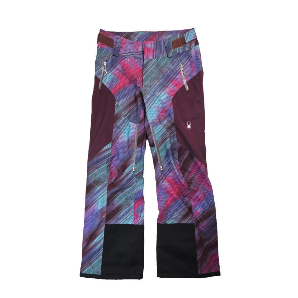 Spyder Turret GTX Geo Rays Voila Multicolor Shell Ski Snow Pants Womens Medium M
